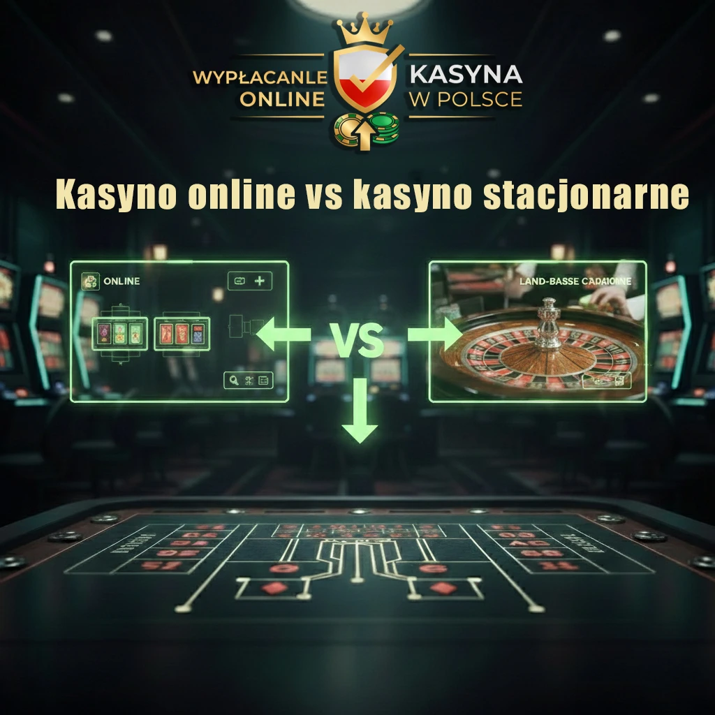Kasyno online a kasyno stacjonarne wypłaty