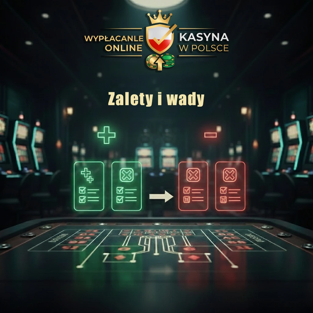 Plusy i minusy kasyn online w Polsce
